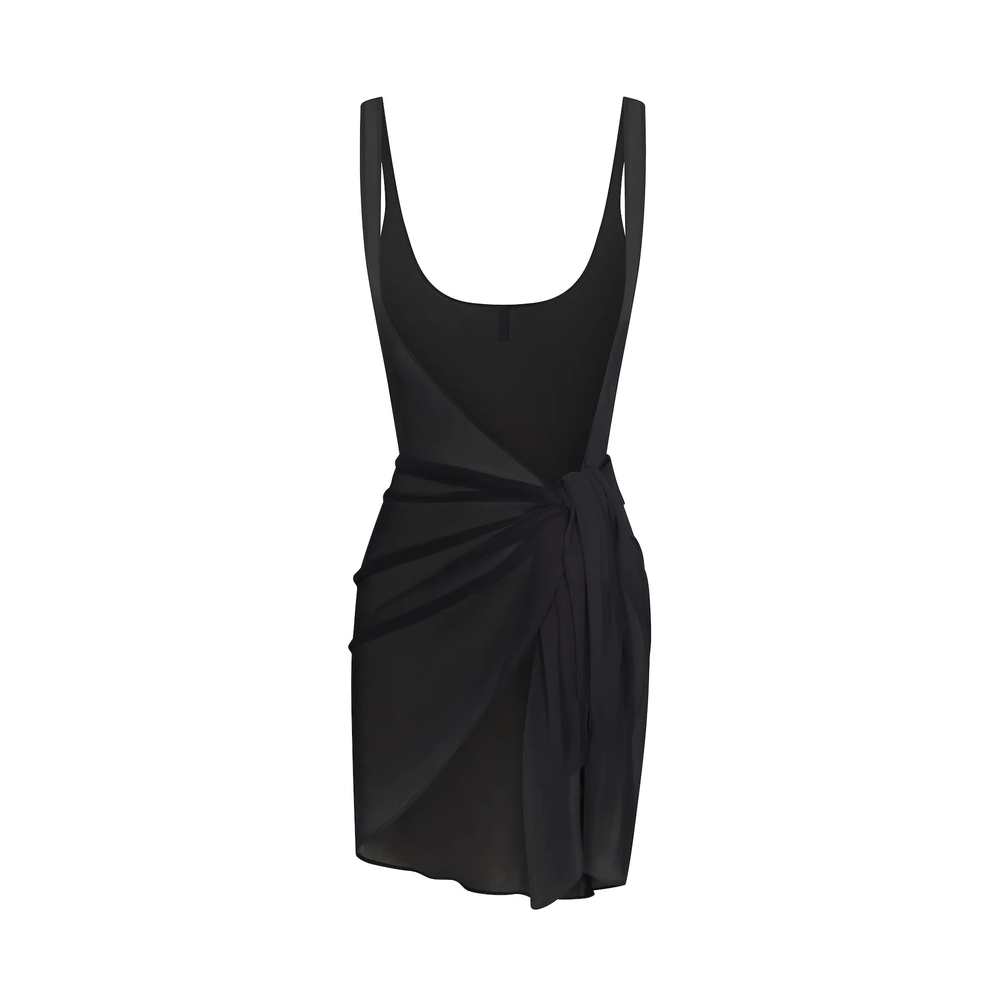 SWIM COVER-UPS SHEER OPEN FRONT SARONG | OBSIDIAN | SKIMS | SKIMS (US)