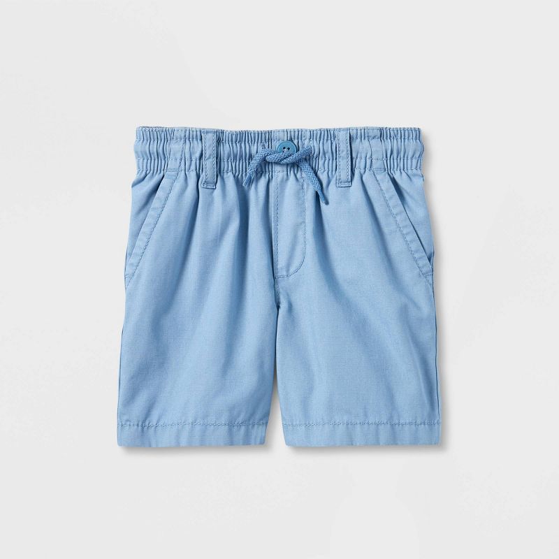 OshKosh B'gosh Toddler Boys' Woven Pull-On Shorts - Blue | Target