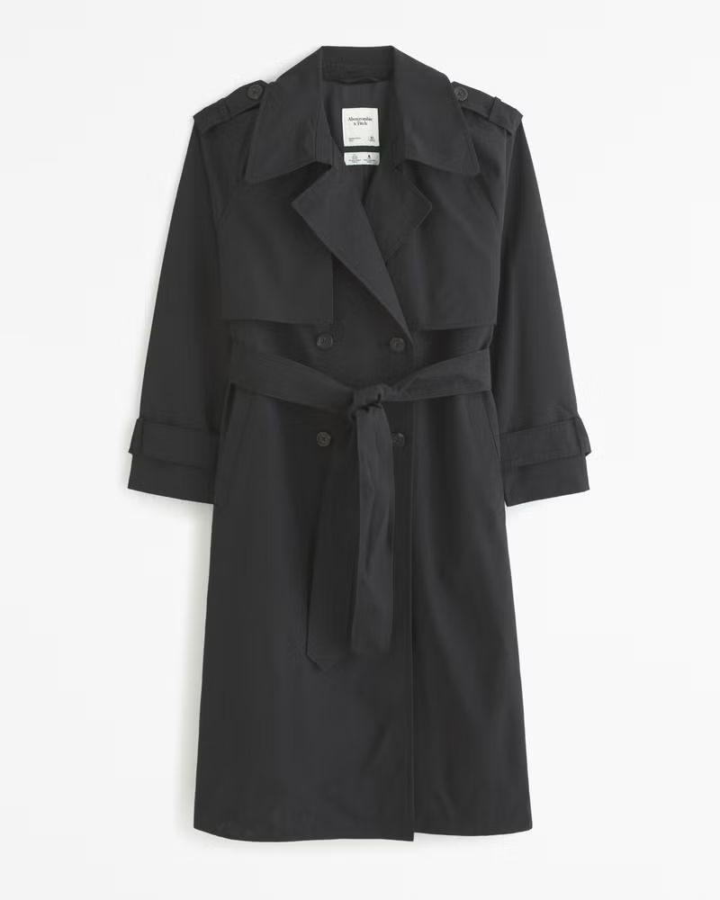 Women's Oversized Trench Coat | Women's Coats & Jackets | Abercrombie.com | Abercrombie & Fitch (US)