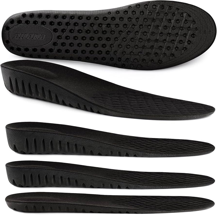 Ailaka Height Increase Insoles for Men Women, Honeycomb Shock Absorbing Cushion Insoles, Replacem... | Amazon (UK)
