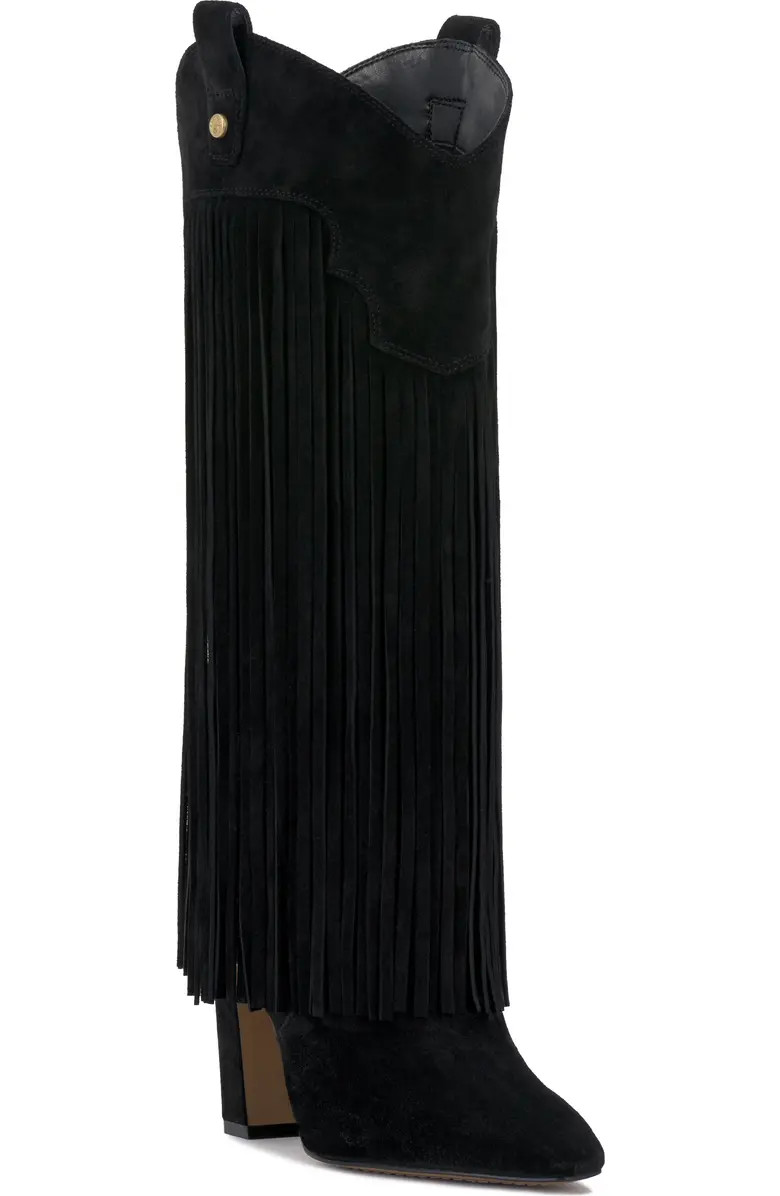 Vince Camuto Shela Fringe Western Boot (Women) | Nordstrom | Nordstrom