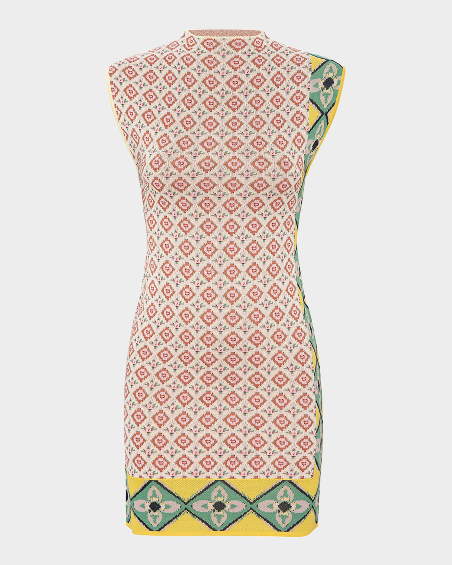 MISA Los Angeles Mattie Mock-Neck Mini Dress | Neiman Marcus