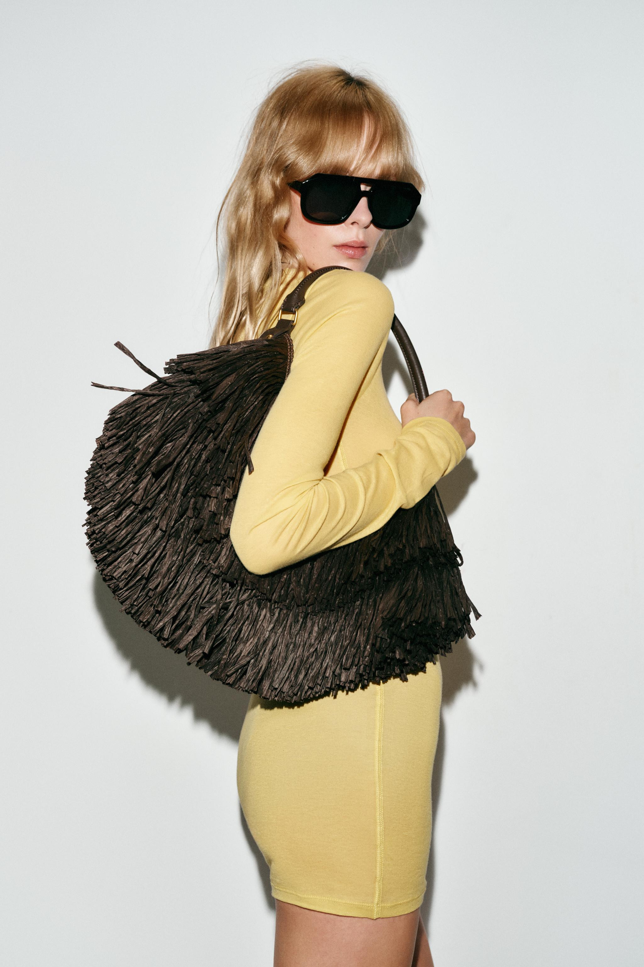 FRINGED TOTE BAG | Zara UK