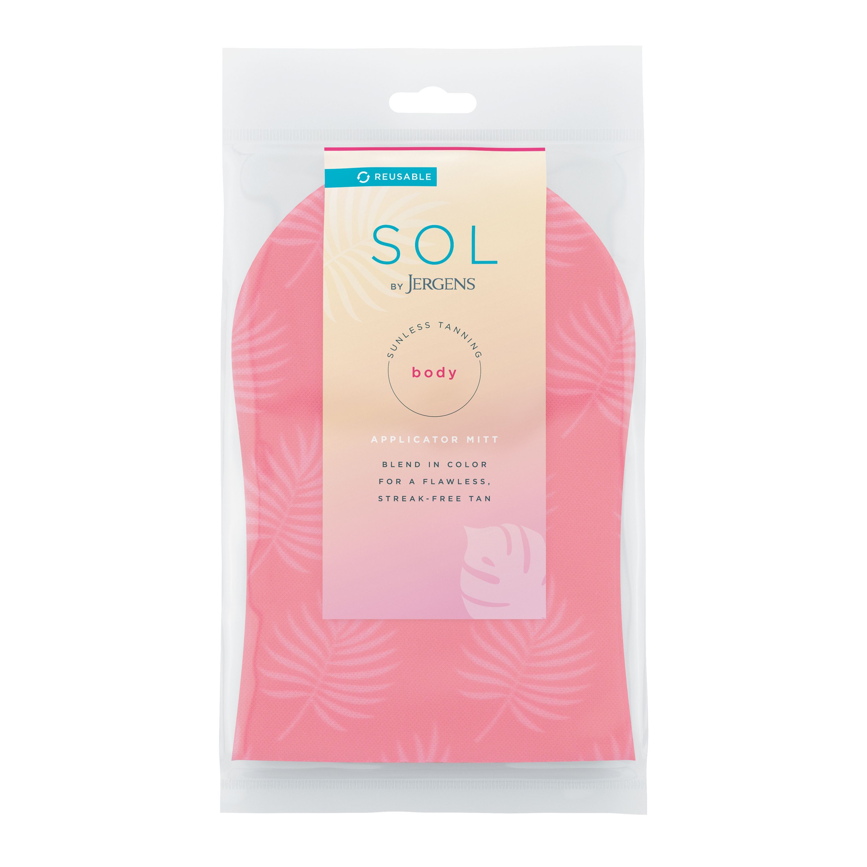 SOL by Jergens Self-Tanner Applicator Mitt, Flawless, Streak-free Tanning Blender Glove, Reusable... | Walmart (US)
