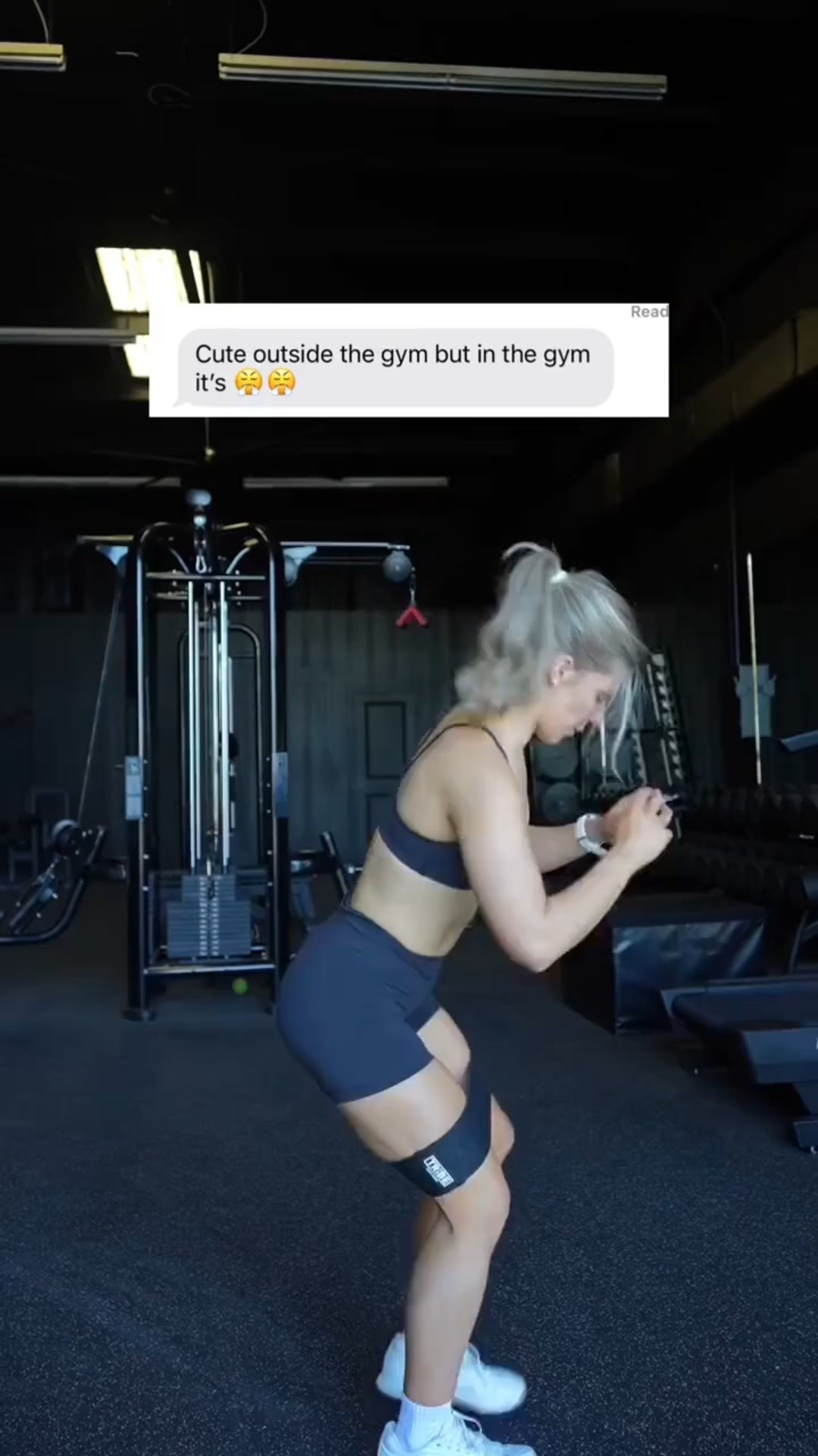 Pep talk from my husband did the trick hahahahaha killlerrrrr lower body day

Warm up:
Banded side step 2x10ea
Banded good mornings 2x10
Lateral squats 2x5ea

BB front squat 4x6
BB RDL 4x6-8
Front foot elevated reverse lunge with knee drive 4x8ea
Cable step up 4x8-10ea

Ended with sprints on the tread 🥲

#LTKActive #LTKfitnessgoals #LTKdayinmylife