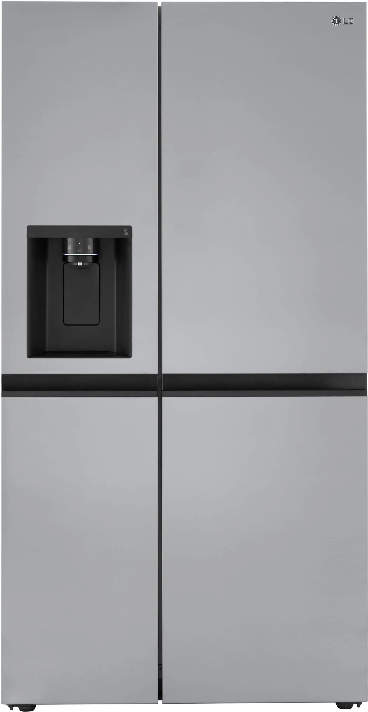 LG 23-cu ft Counter-Depth 36-in Wide Side-by-Side Refrigerator with Ice Maker ,Water and Ice Dispenser ( Stainless Steel ) | LRSXC2306S | Lowe's
