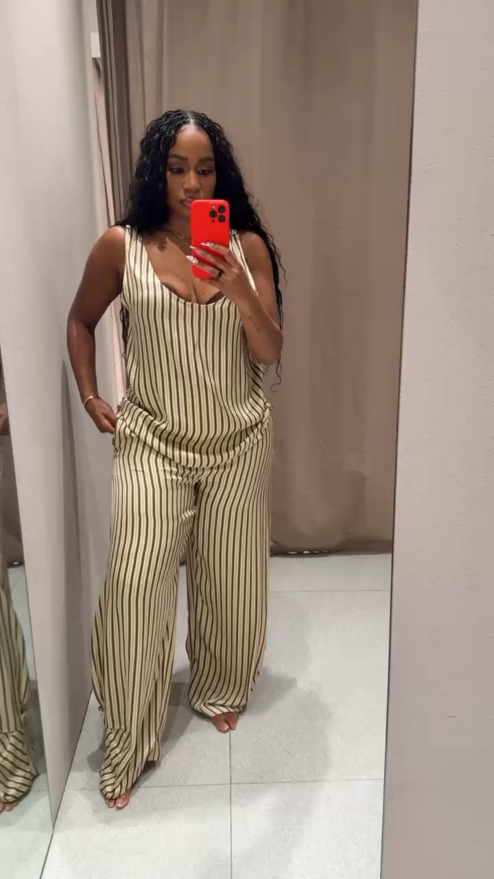 striped satin tank and balloon pant set is perfect summer outfits inspo!

#LTKootd #LTKMidsize