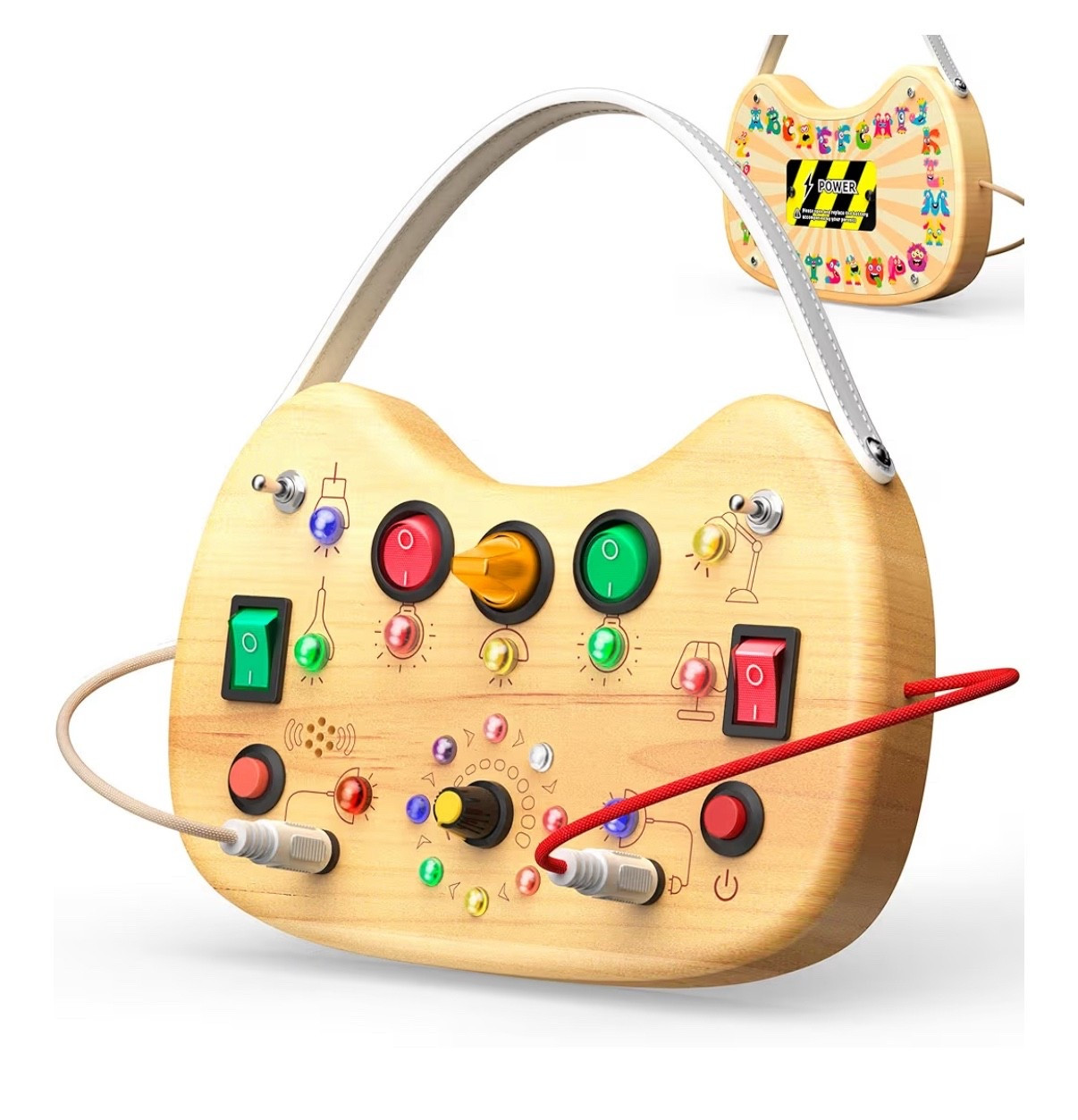 #busyboard #toddlers #woodenboard #montessoriboard 