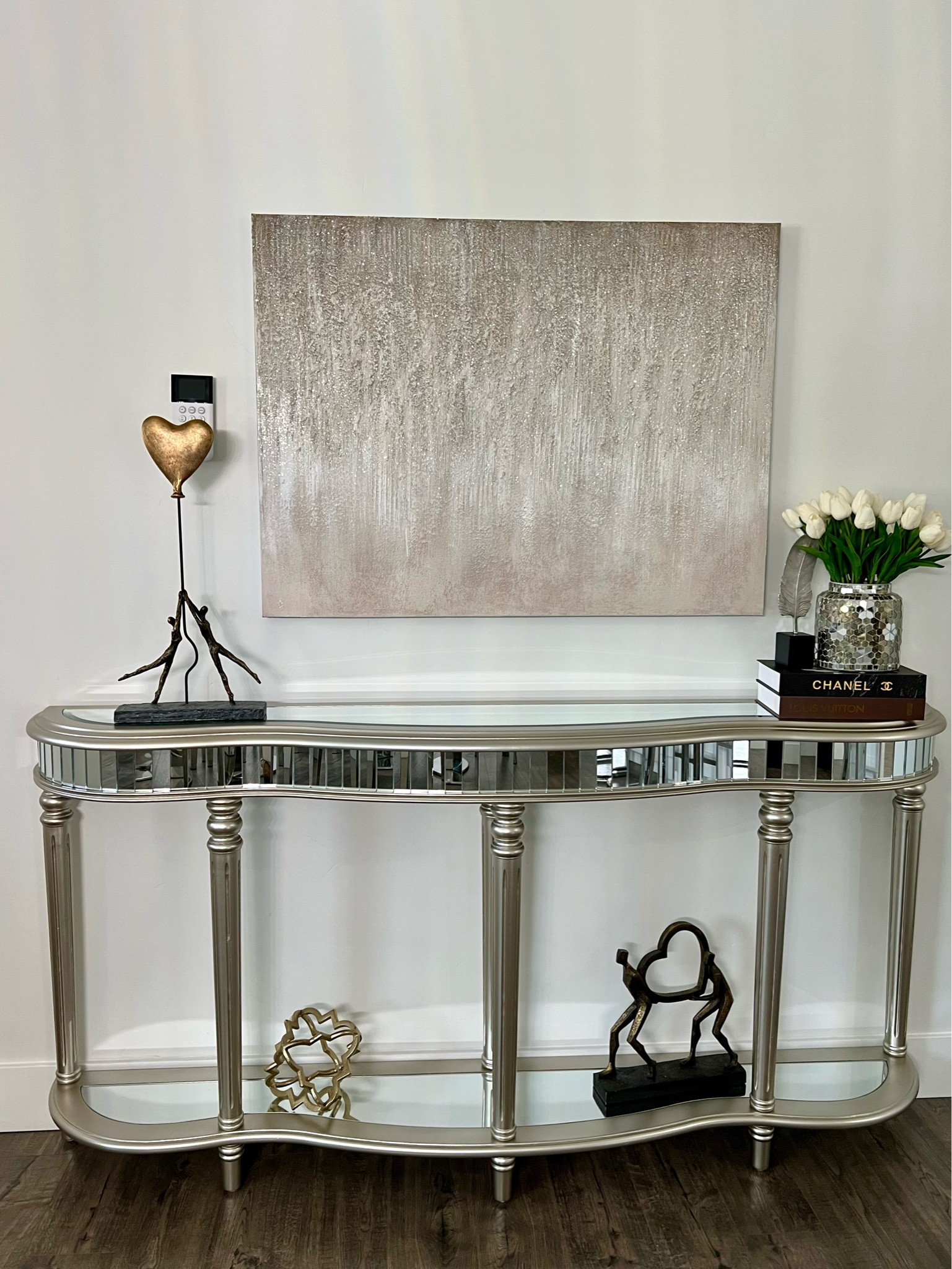 This console table is just stunning 🤩 easy to style, classy and will look beautiful anywhere in your house

#LTKFind #LTKstyletip #LTKhome