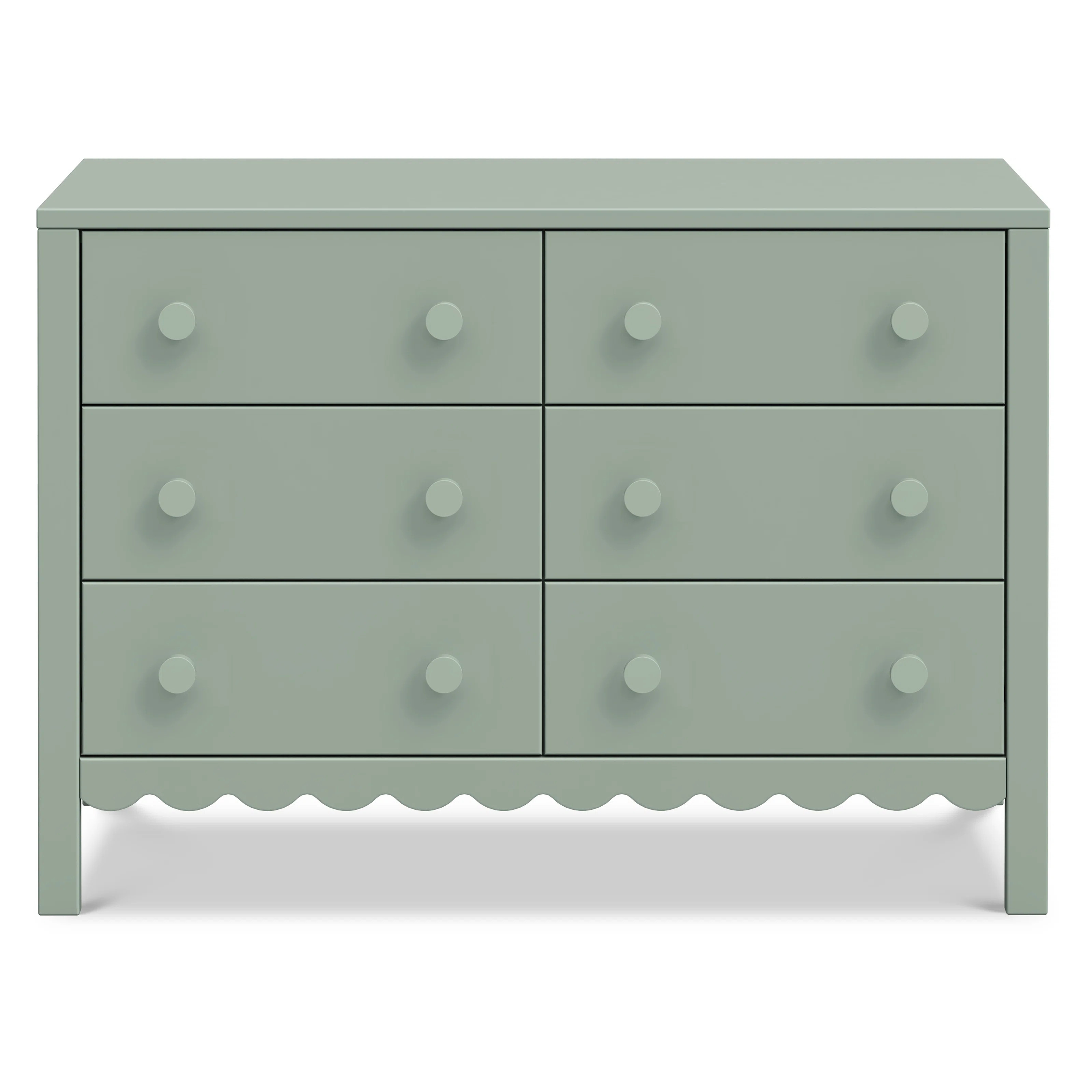 Sammy Scallop 6-Drawer Dresser | Wayfair North America