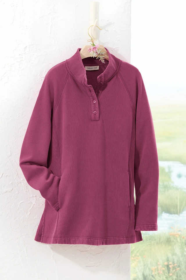 Weekend Popover Sweatshirt | Coldwater Creek