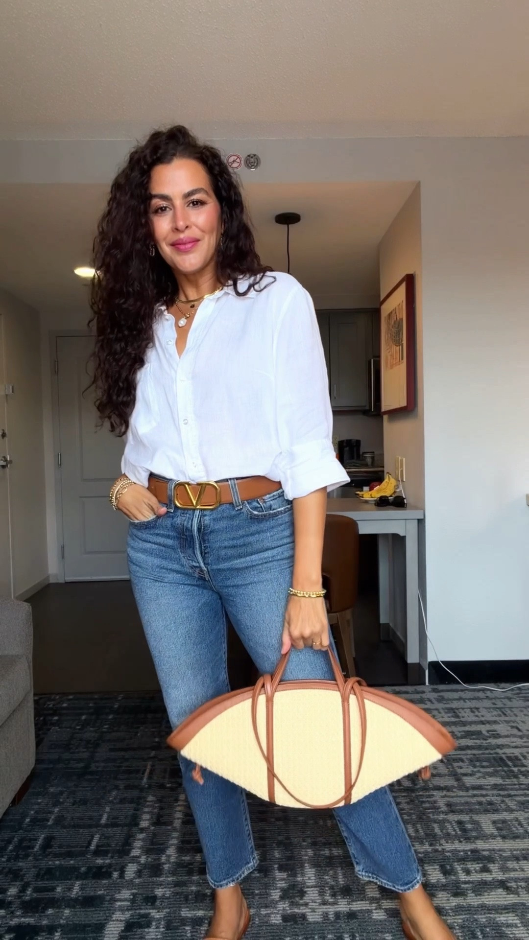 Im 5’7” 130 pounds size s. 
Pants size M, shirt size L, for an oversized look. Pieces run tts.@Ralph Lauren @PARIS/64 @macys

#LTKCon #LTKdayinmylife #LTKU