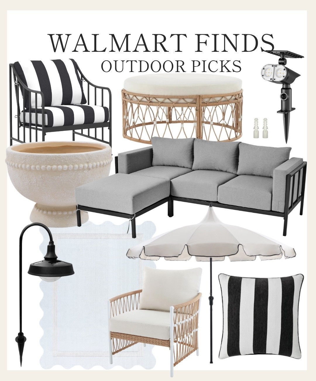 Here are some of my favorite Walmart outdoor furniture finds!