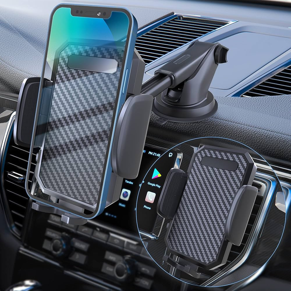 FBB Phone Mount for Car, [ Off-Road Level Suction Cup Protection ] 3in1 Long Arm Suction Cup Hold... | Amazon (US)