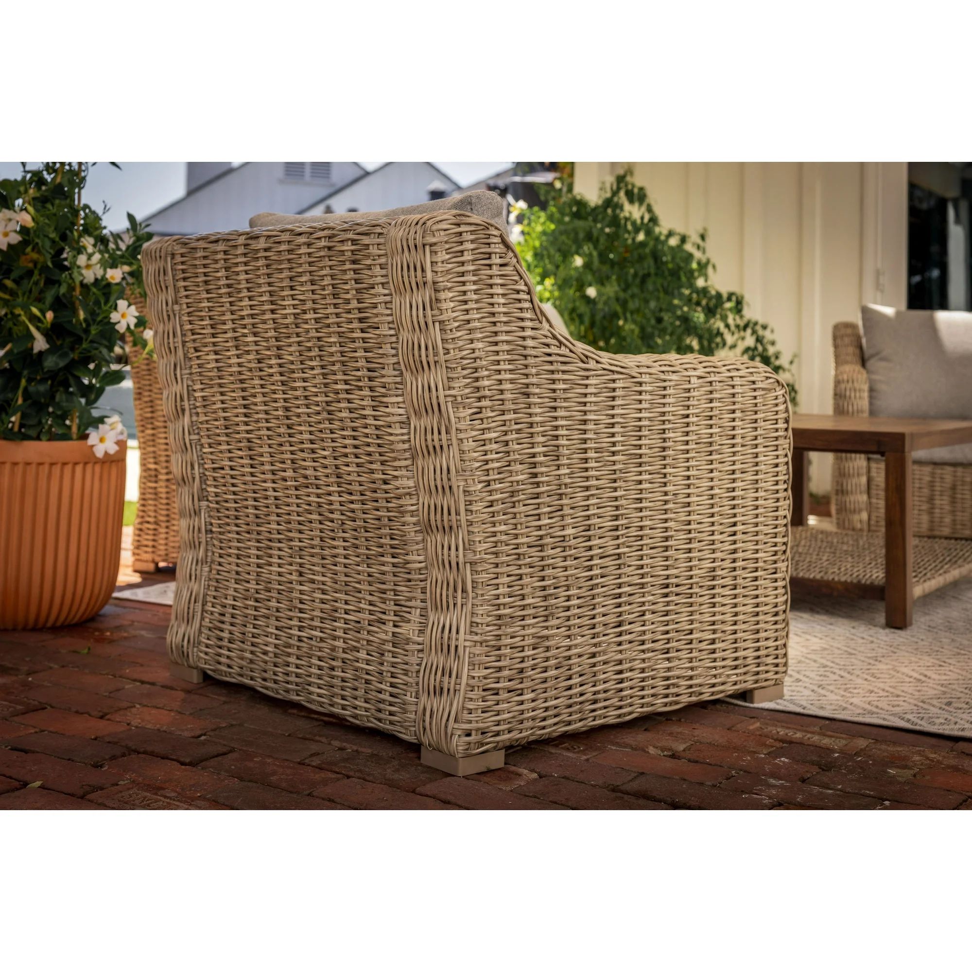 Better Homes & Gardens Bellamy 2-Pack Outdoor Club Lounge Chairs with Patio Cover | Walmart (US)