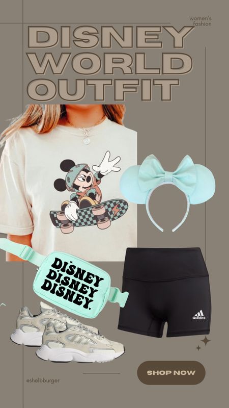 Women’s Mickey Mouse outfit for Disney

Skater Mickey oversized tshirt tee
Adidas spandex shorts
Adidas sneakers on sale
Pastel Disney mouse ears
Disney belt bag

#LTKShoeCrush #LTKSaleAlert #LTKTravel