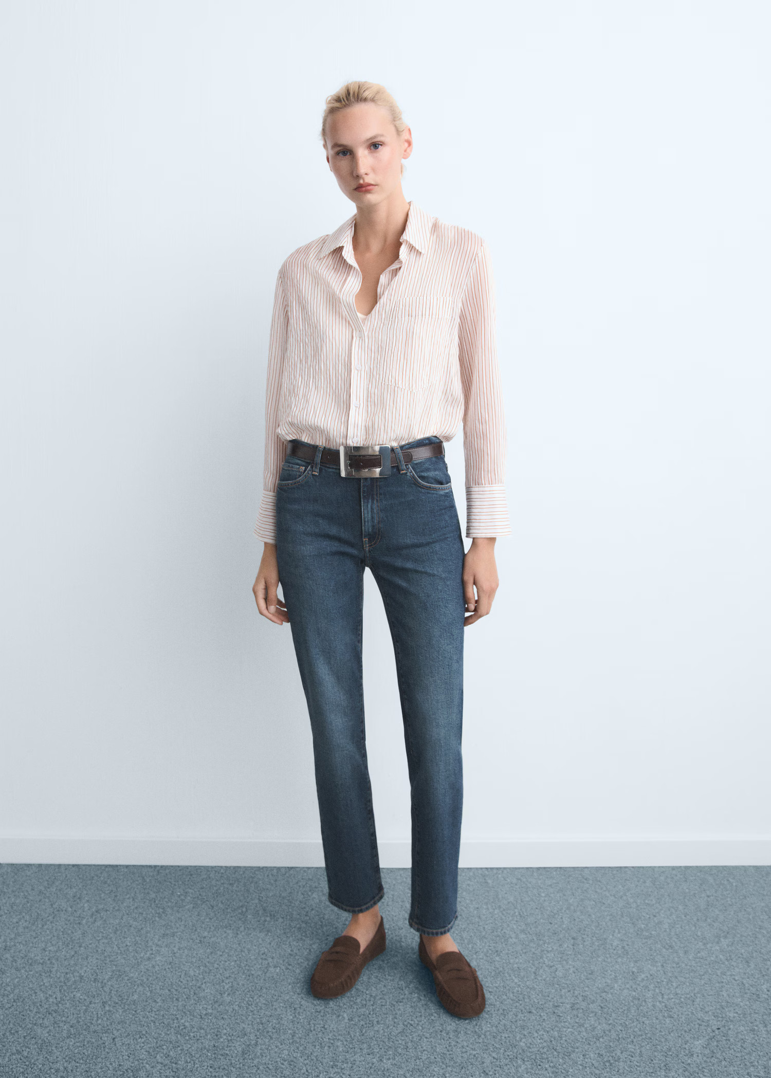 Mid-rise slim-fit jeans | MANGO (UK)