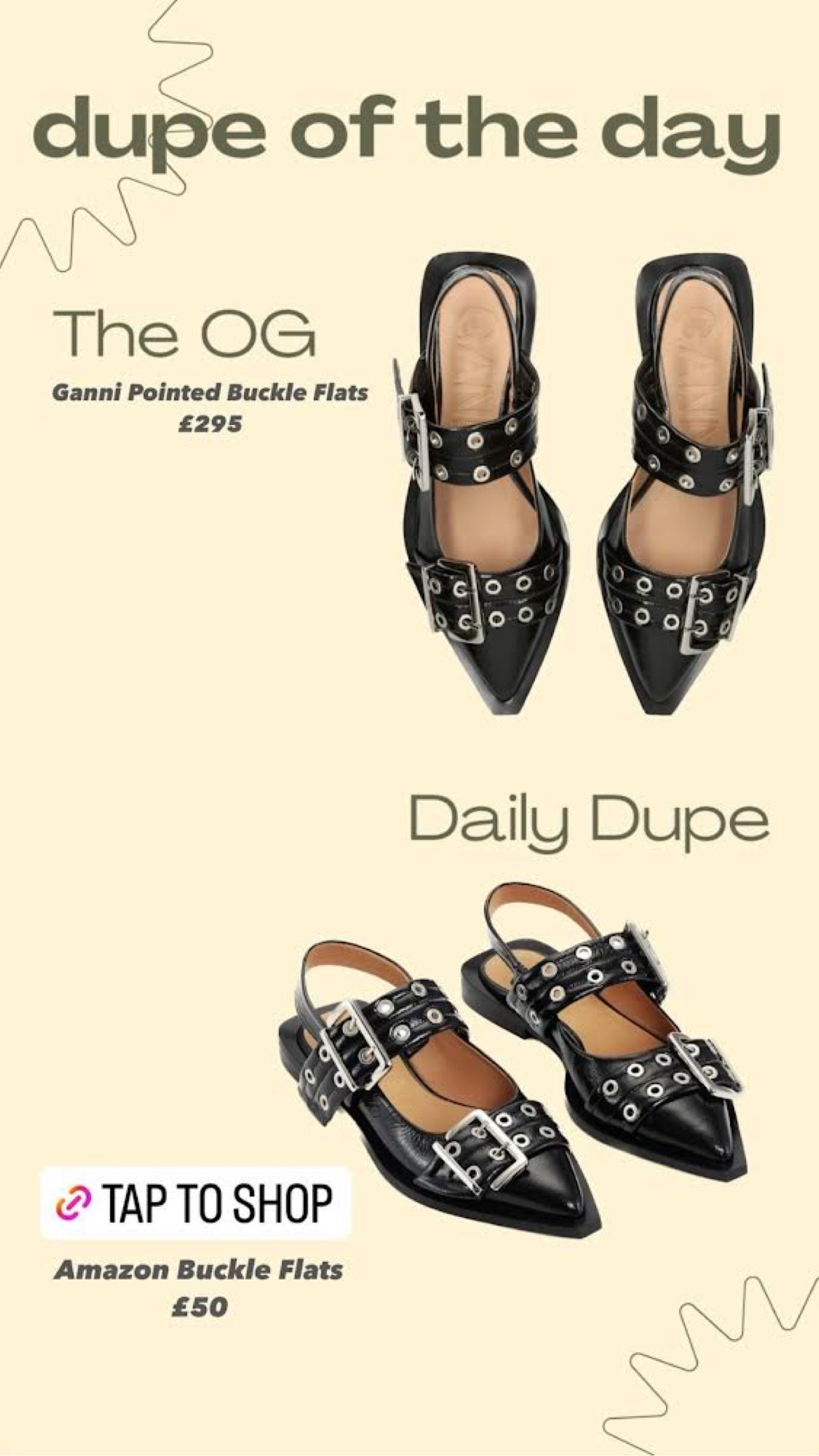 Ganni, Amazon, Stradivarius, Mytheresa, black flats, buckle flats, slingback flats, spring shoes, shoe crush, Ganni dupe, Amazon fashion, spring fashion 

#LTKSeasonal #LTKeurope #LTKshoecrush