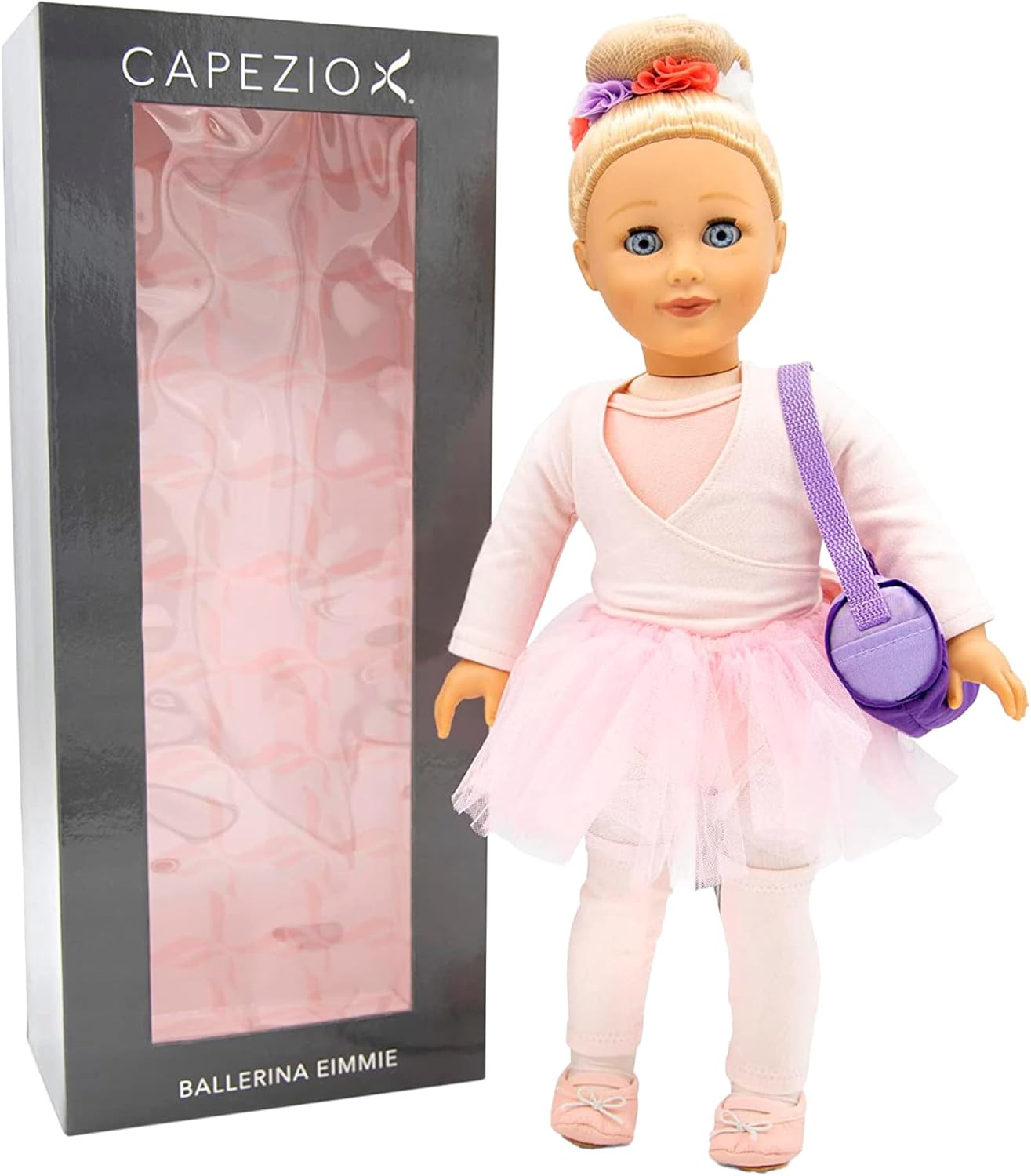 Playtime by Eimmie 18 Inch Ballerina Doll - Girl Dolls with Blonde Hair & Blue Eyes Set with Clot... | Amazon (US)