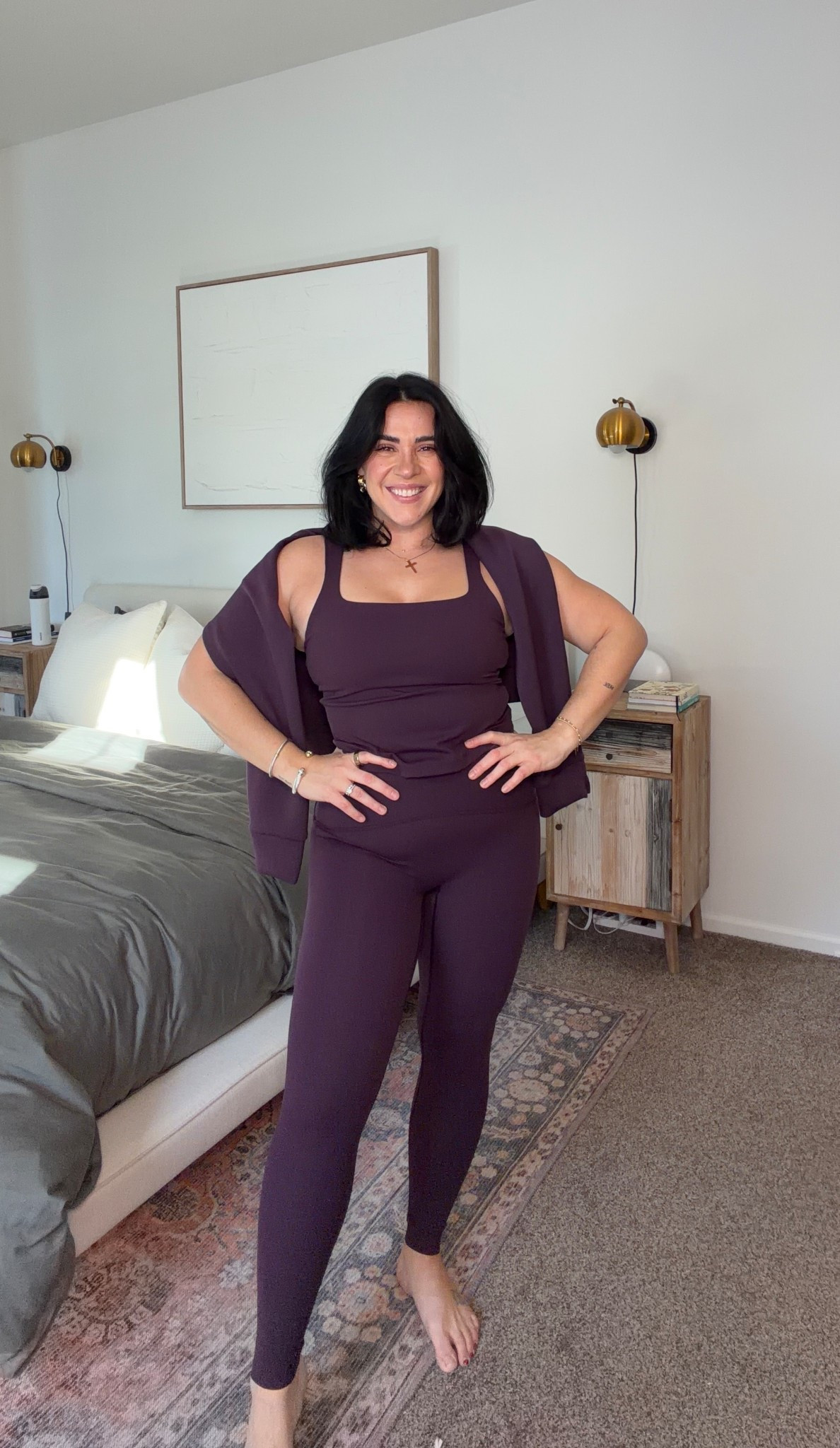 Most supportive and smoothing workout set! Size L for me I’m a 10 height 5’5. 

#LTKfitnessgoals #LTKMidsize #LTKActive