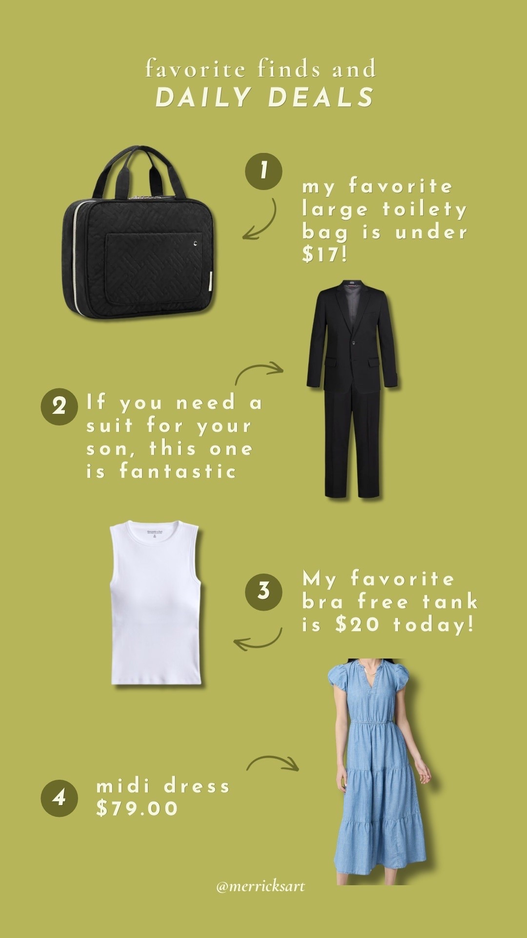 Today’s daily deal! Love this toiletry bag that holds all my essentials, an amazing suit for boys, my favorite bra free tank, and this amazing chambray midi dress!

#LTKSeasonal #LTKSaleAlert