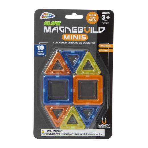 magnebuilds minis magnetic building blocks 10-piece | Five Below