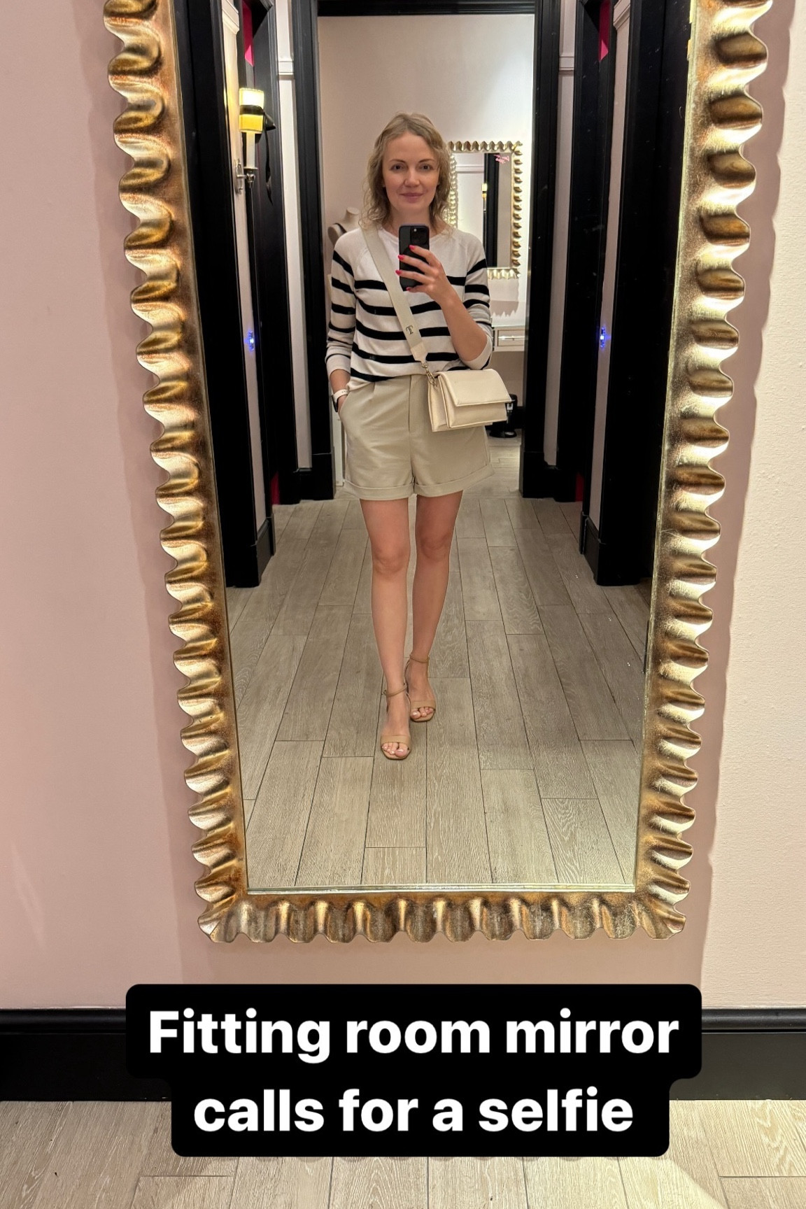 Fitting room mirror calls for a selfie

Petite style shorts dress shorts sandals target forever21

#LTKShoeCrush #LTKStyleTip
