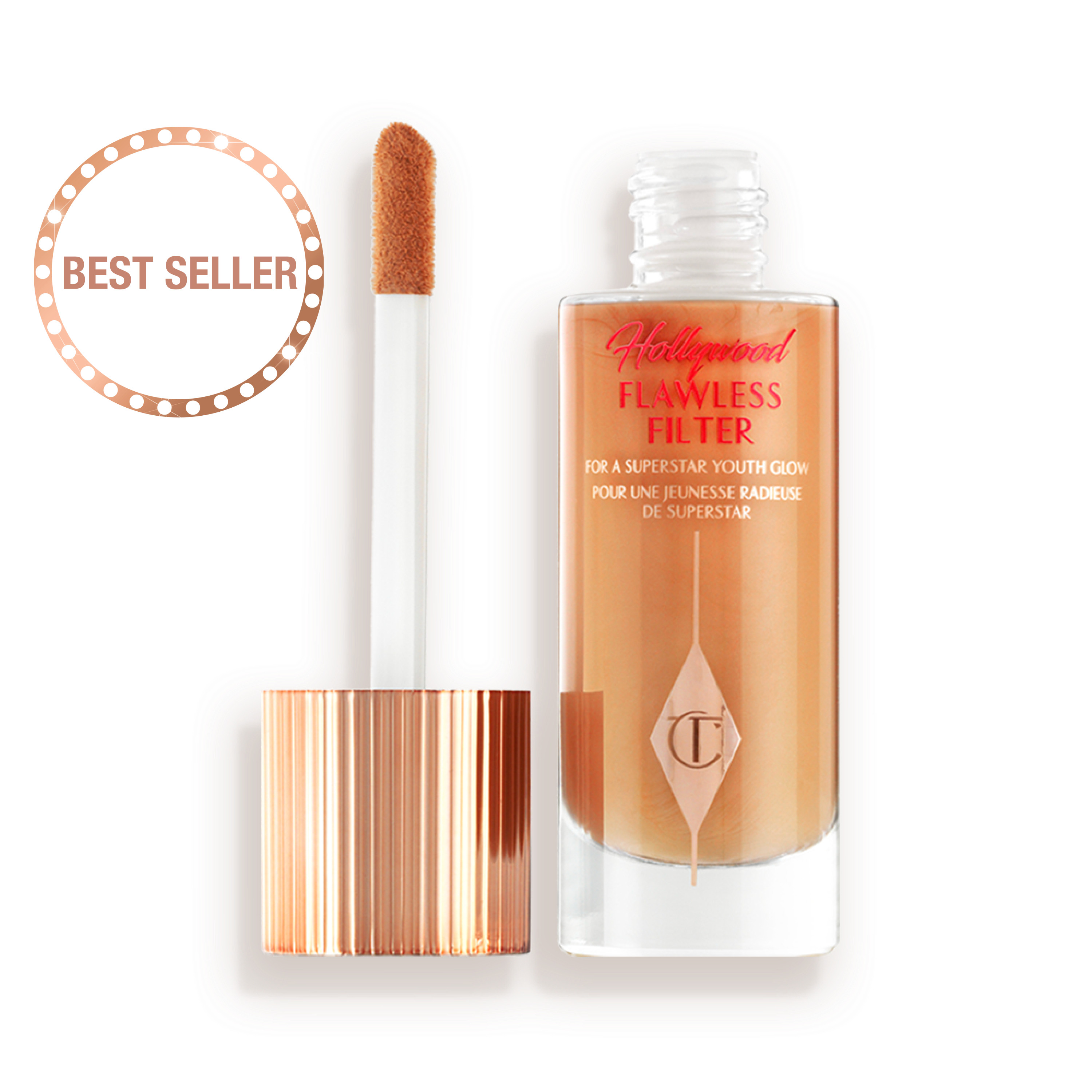 5.5 Tan: Hollywood Flawless Filter Makeup: Face Illuminator  | Charlotte Tilbury | Charlotte Tilbury (UK) 