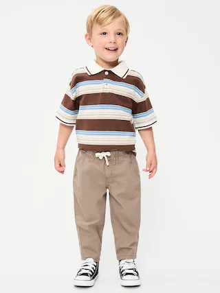 Pull-On Barrel-Leg Pants for Toddler Boys | Old Navy (US)