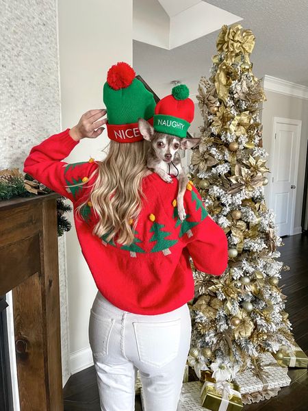 Naughty or nice list? 

Matching pet and owner hats, Christmas outfit, dog hat, beanie, Christmas sweater 

#LTKfamily #LTKSeasonal #LTKHoliday