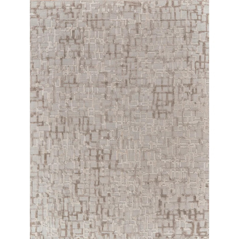 Vista Handmade Hand-Loomed Beige Area Rug | Wayfair North America