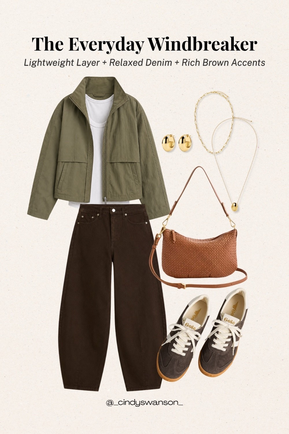 This lightweight olive windbreaker is an easy layer for those in-between weather days. I love it with relaxed dark denim, simple sneakers, and rich brown accessories for a comfortable, polished everyday look.

💡 LTK MADE EASY
❤️ Heart = Support my posts!
🔖 Save = Get sale & restock alerts
📋 Lists = Keep favorites organized
📲 Share = Send lists and products to a friend. Hello, Christmas List!
💬 Comment = Ask me anything about what I’m wearing.:-)

#LTKootd #LTKOver40 #LTKSeasonal