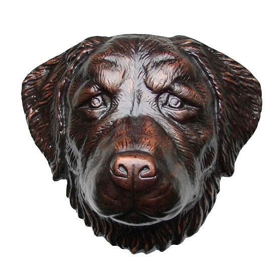 Golden Retriever Door Knocker in Oiled Bronze | West Elm (US)