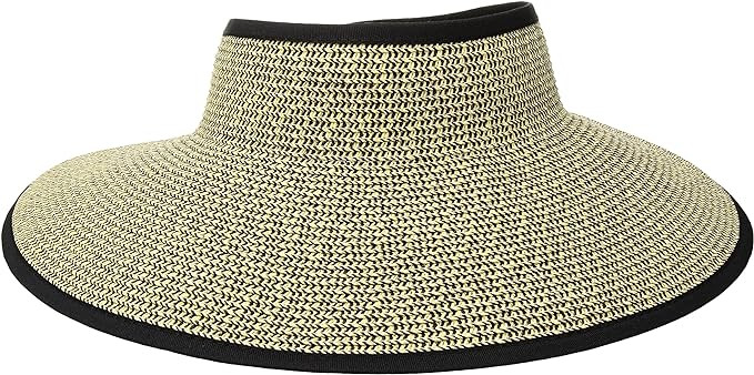 San Diego Hat Company Women's Ultrabraid Visor with Ribbon Binding, and Sweatband | Amazon (US)