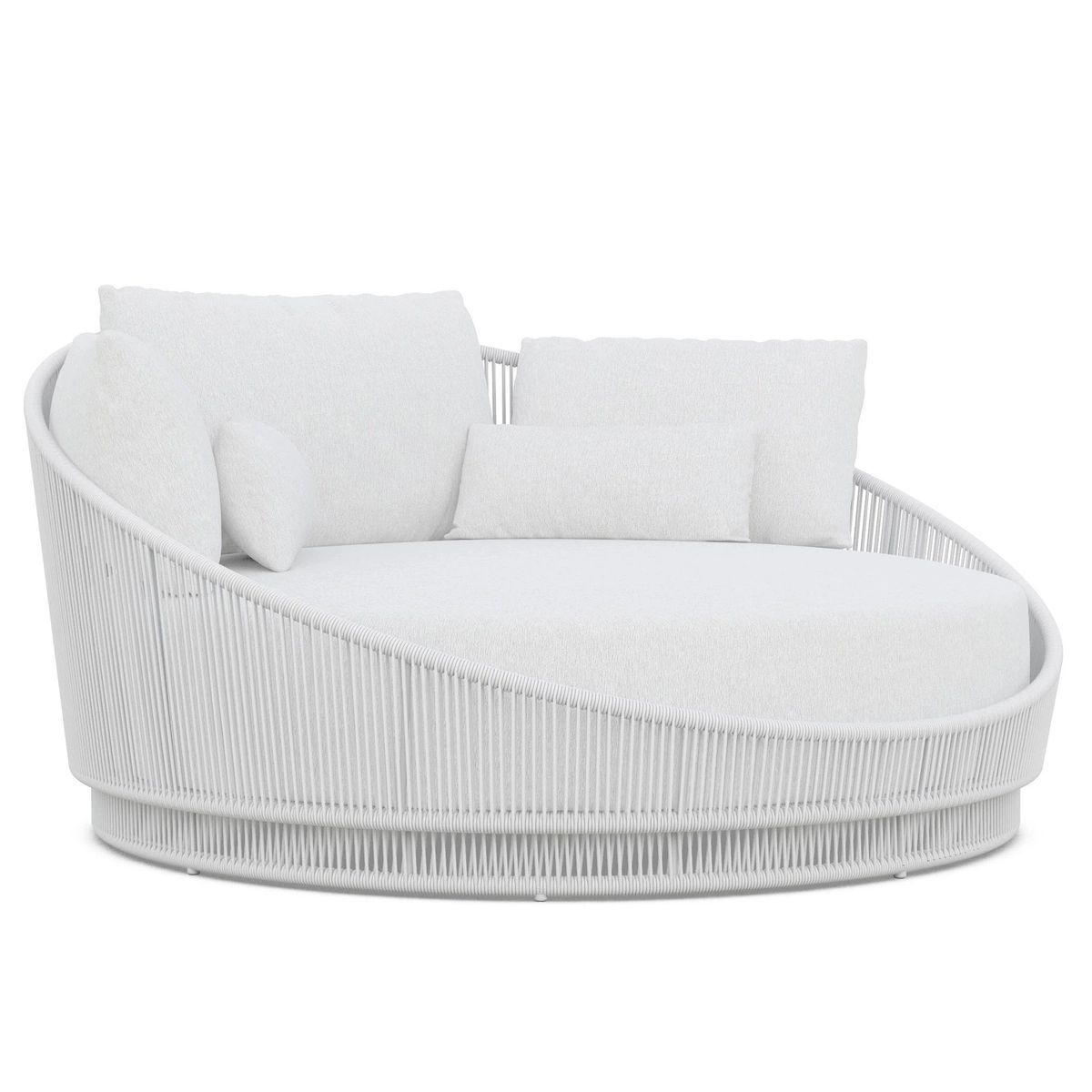 Shoreline White Outdoor Day Bed | Annie Selke