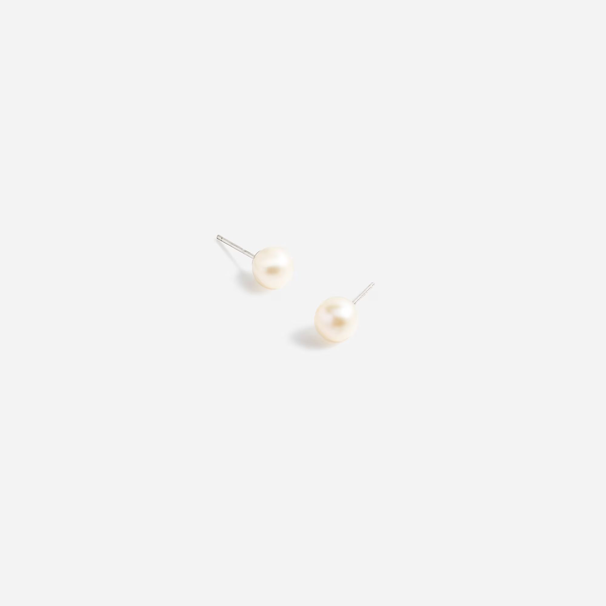 Pearl stud earrings | J.Crew US