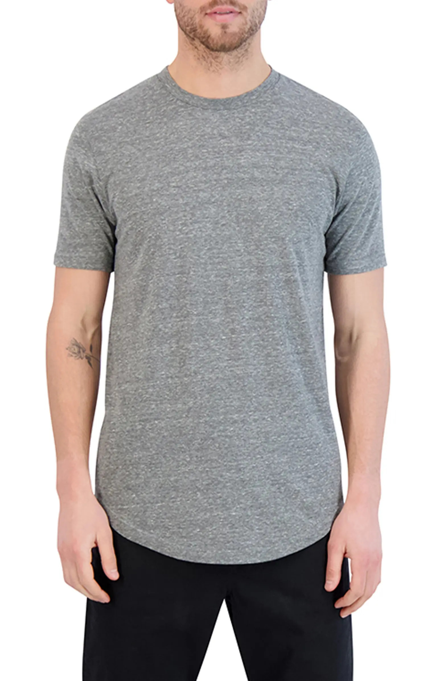 Tri-Blend Scallop Crew T-Shirt | Nordstrom
