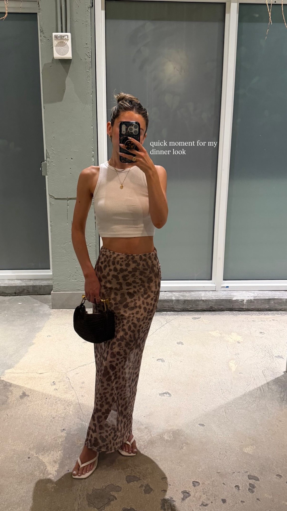 Dinner outfit in Miami 🤍🌴✨ 
+ tank top: xs 
+ leopard skirt: xs 
+ heels: true to size 

#LTKPetite #LTKootd #LTKTravel