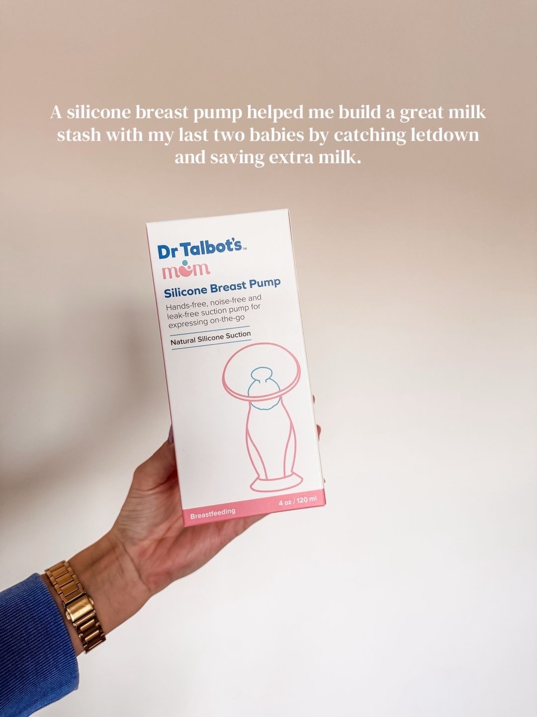 One of the easiest breastfeeding hacks: a silicone breast pump. Just suction it on the opposite side while baby nurses and catch every drop of letdown. Such an easy way to build a freezer stash without adding another pumping session. 

#LTKmomlife #LTKBump #LTKBaby