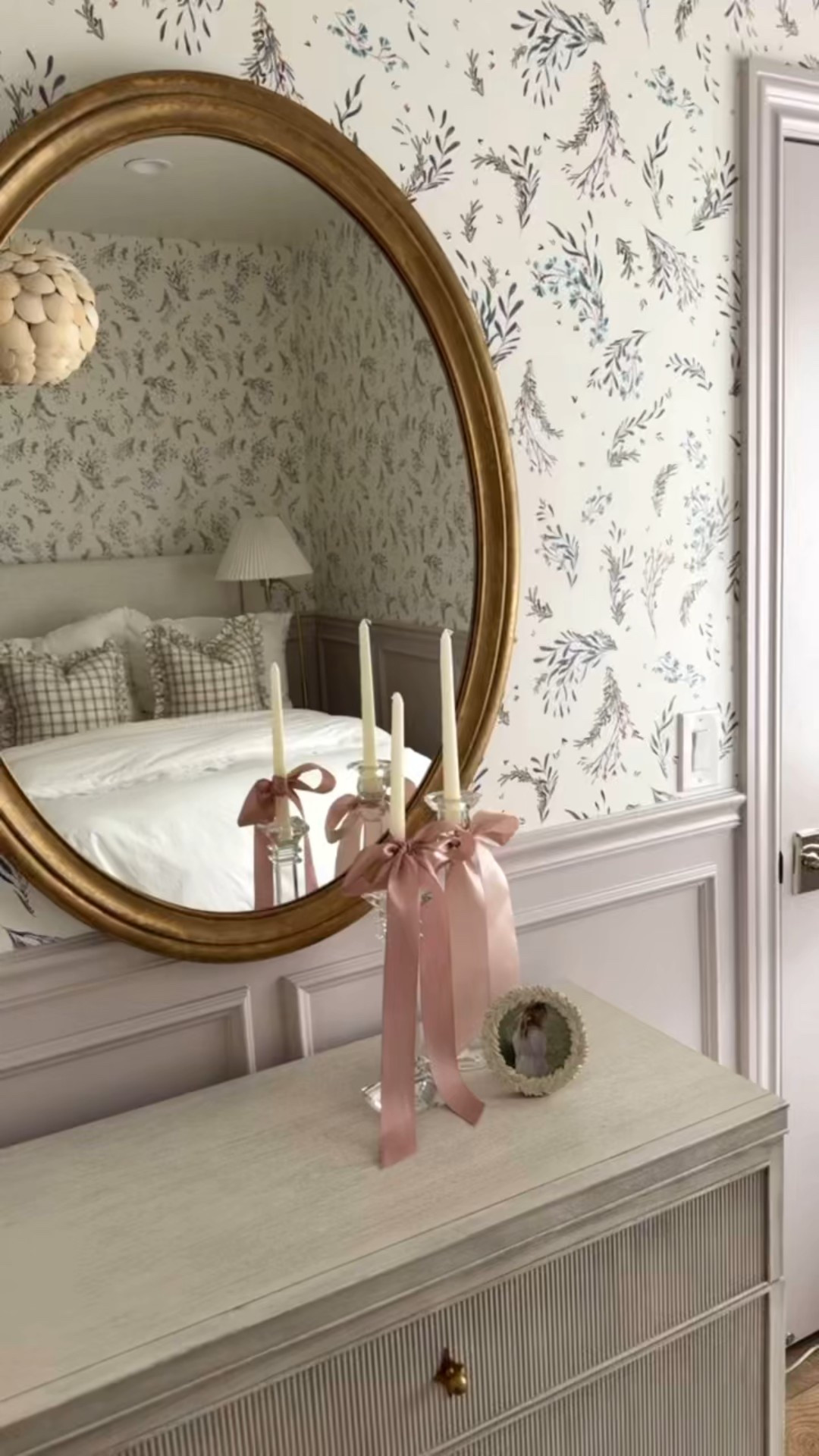 One of my number one rules when designing for kids is to design the hard finishes (meaning anything “attached”)  in a way that can adapt with their ever changing styles. 
As my own kids have grown, their rooms have grown with them. My girls grew tired of the bunk beds so we rearranged and got new furniture, while keeping the wallpaper and paint color. 

My oldest daughter is now ready to be done with her day bed so we are updating her room too! I can’t wait to show you the finished product! 

Comment GIRL for links to this room to be sent to you! 

#Kids #Bedroom #Design #KidsDesign #DesignForKids #Girl #Bedroom #Ruffle #Mirror #Crystal #Brass #Wall #Molding #Plaid #RufflePillow

#LTKHome #LTKKids #LTKFamily