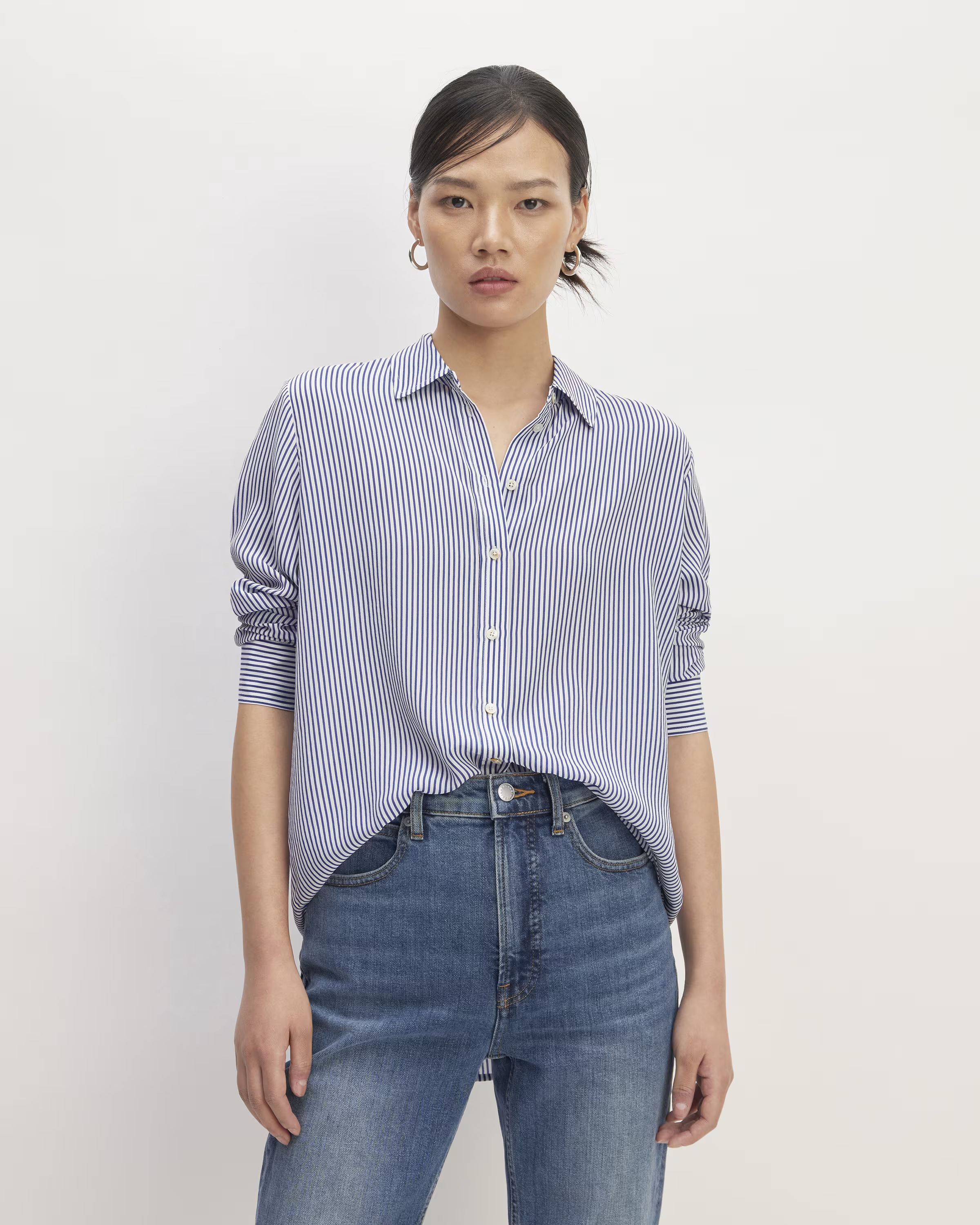 The Washable Clean Silk Relaxed Shirt | Everlane