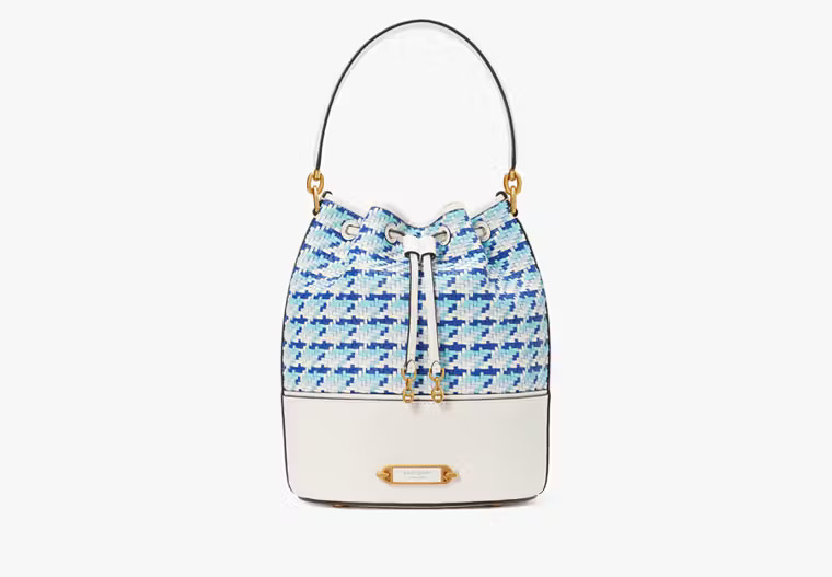 Gramercy Woven Medium Bucket Bag | Kate Spade (US)