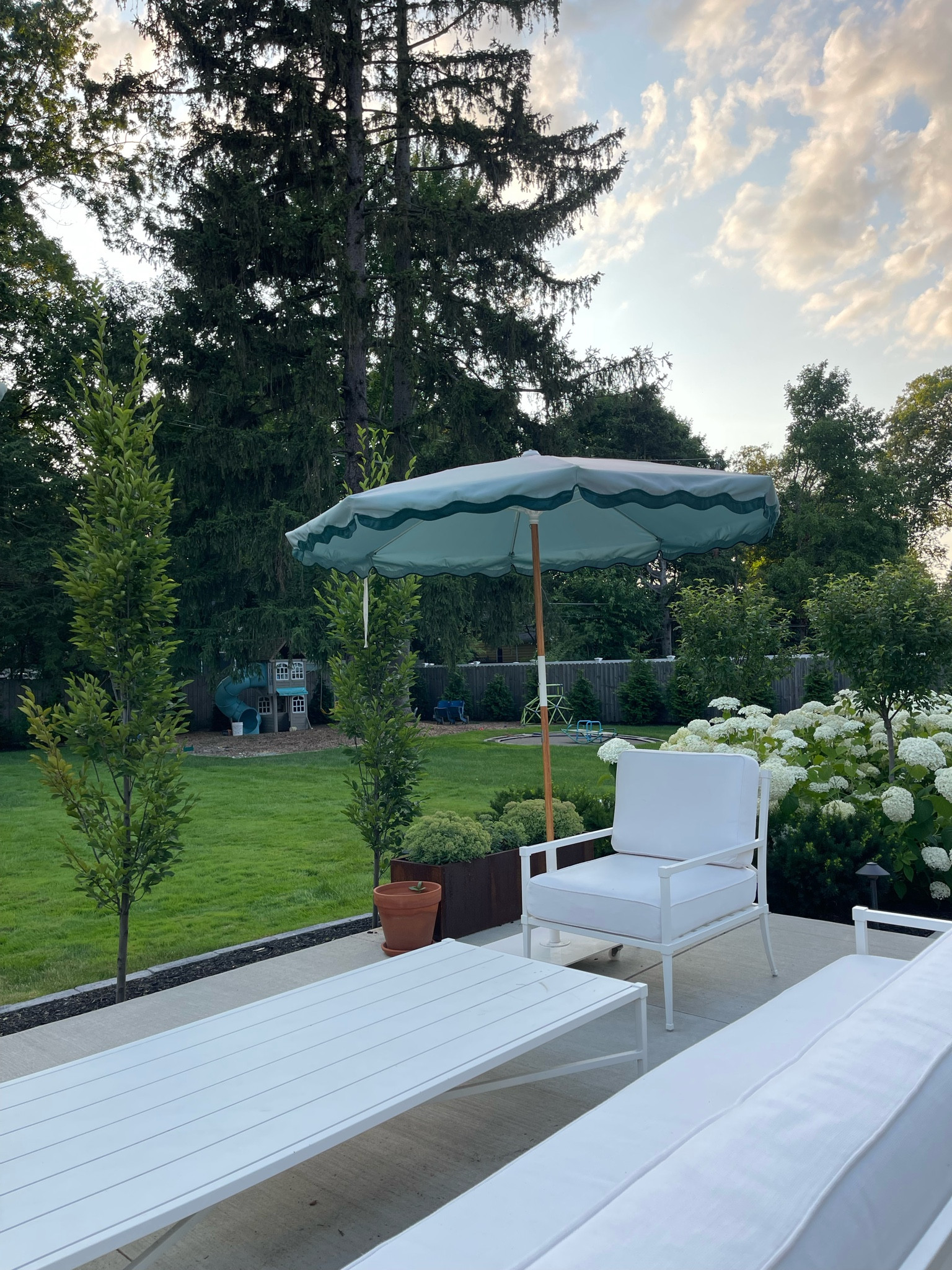 Outdoor white furniture! 

#LTKSeasonal #LTKhome #LTKfamily