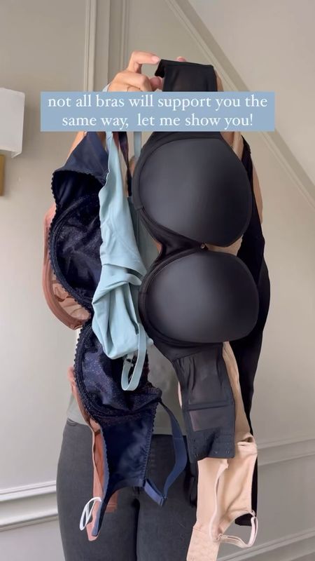 Not all bras will support you the same way! Sharing some of my favorite bras and how they fit.

1. Chantelle Norah Wire Free
2. Elomi Smooth Strapless
3. True & Co Adjustable V-Neck
4. Chantelle Parisian Allure
5. Prima Donna Deauville 
6. Elomi Lucie

#LTKmidsize #LTKplussize #LTKstyletip