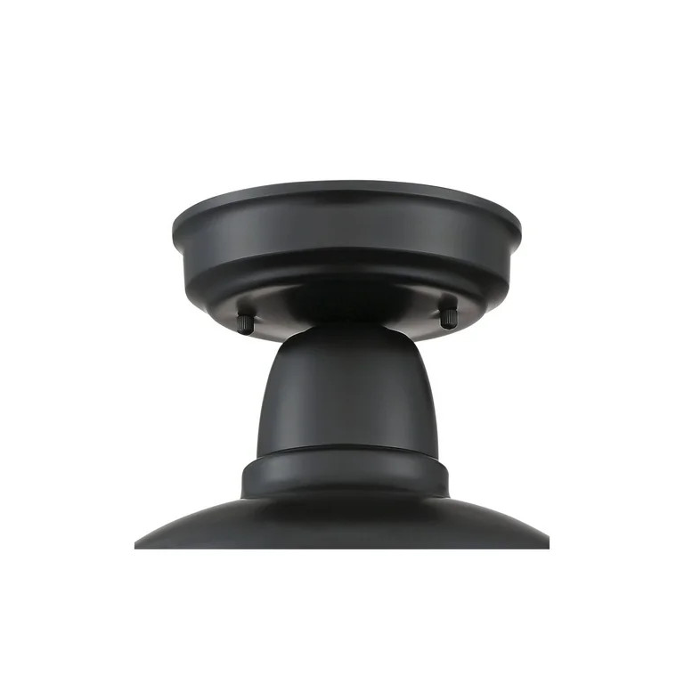 John Timberland Urban Barn 10 1/4" Wide Black Outdoor Ceiling Light | Walmart (US)