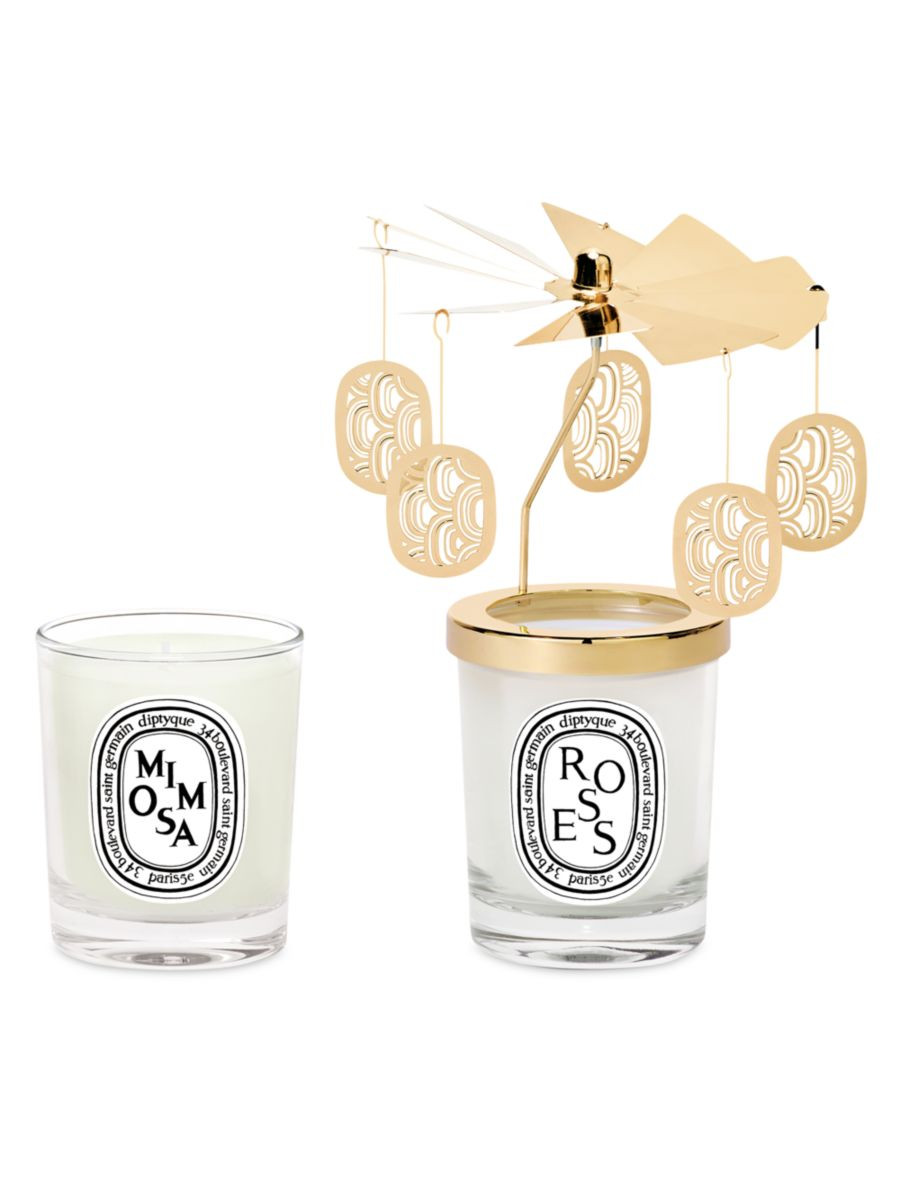Diptyque Candles &amp; Carousel 3-Piece Set | Saks Fifth Avenue