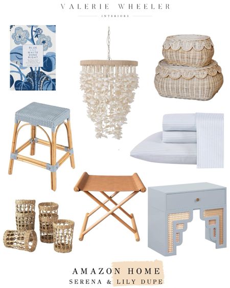Add some coastal charm to your space with these Amazon home decor finds
Serena and Lily look for less, blue and white decor, textured touches, coastal decor 

#LTKhome #LTKfindsunder100