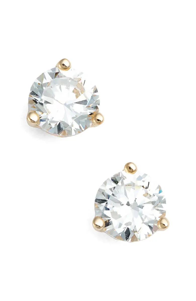 Nordstrom Cubic Zirconia Stud Earrings - 1.0ct. | Nordstrom | Nordstrom