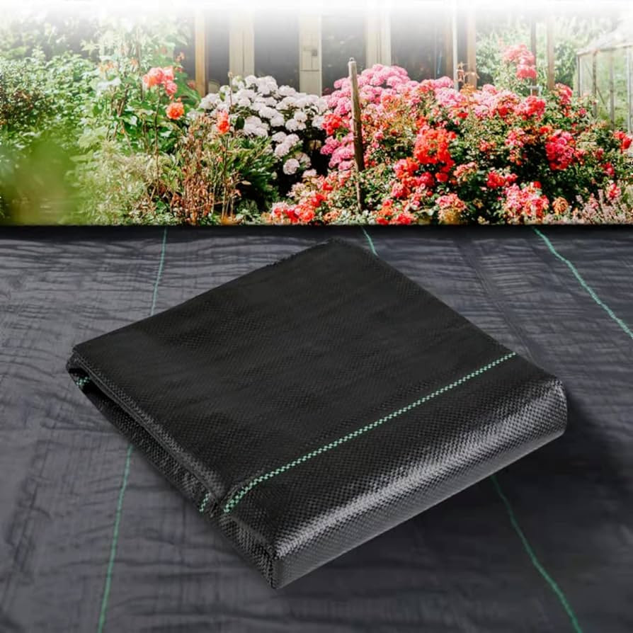 3ftx50ft Weed Barrier Landscape Fabric Heavy Duty，Weed Block Gardening Ground Cover Mat, Weed C... | Amazon (US)