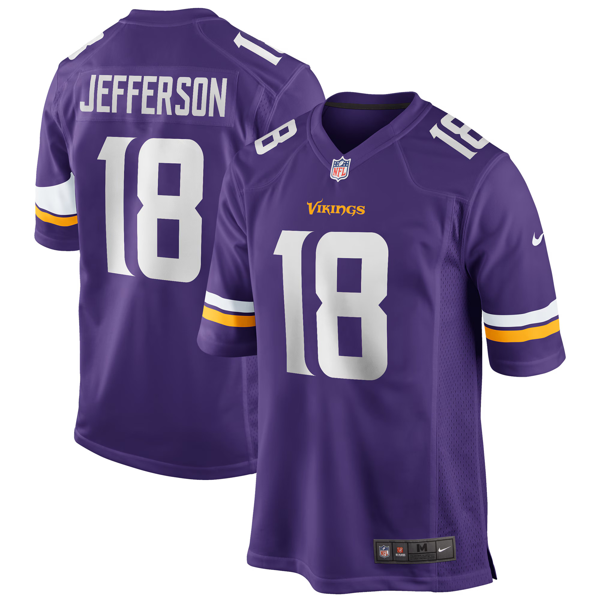 Justin Jefferson Minnesota Vikings Nike Player Game Jersey - Purple | Fanatics